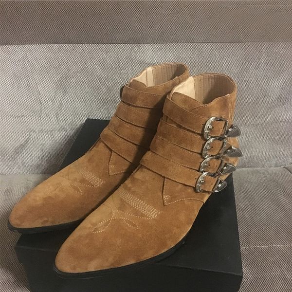 runway mens buckle cowboy boots cowhide real leather riding chelsea boots pointed toe med heels biker safety shoes
runway mens buckle cowboy boots cowhide real leather riding chelsea boots pointed toe med heels biker safety shoes