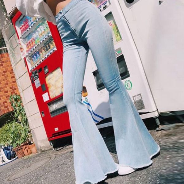 2020 fashion women stretching flare jeans pants ladies high waist trousers casual wide leg pants womens skinny bell bottoms, Black;white
2020 fashion women stretching flare jeans pants ladies high waist trousers casual wide leg pants womens skinny bell bottoms, Black;white