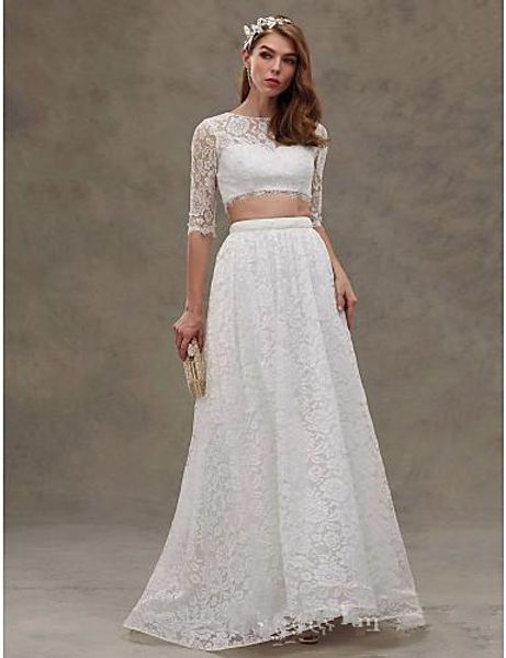 boho 2 шт. свадебное платье с половиной рукавов, полный кружевной шею лодочка длиной до пола, линия 2020 весенний дизайн свадебного платья н, White
boho 2 шт. свадебное платье с половиной рукавов, полный кружевной шею лодочка длиной до пола, линия 2020 весенний дизайн свадебного платья н, White