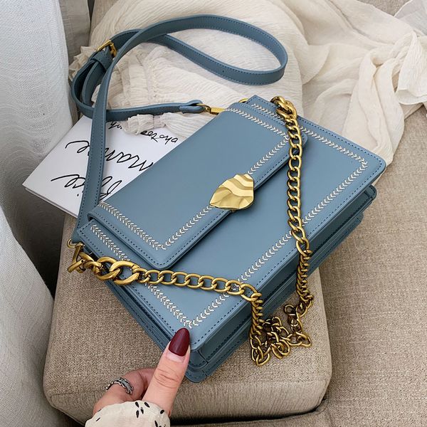 elegant female flap square bag 2019 fashion new quality pu leather women's designer handbag chain tote shoulder messenger bags
elegant female flap square bag 2019 fashion new quality pu leather women's designer handbag chain tote shoulder messenger bags