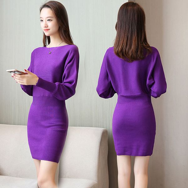 hayblst brand sweater dress women fall 2019 winter plus size2xl elegant dresses vestidos korean style long sleeve solid clothing, Black;gray
hayblst brand sweater dress women fall 2019 winter plus size2xl elegant dresses vestidos korean style long sleeve solid clothing, Black;gray