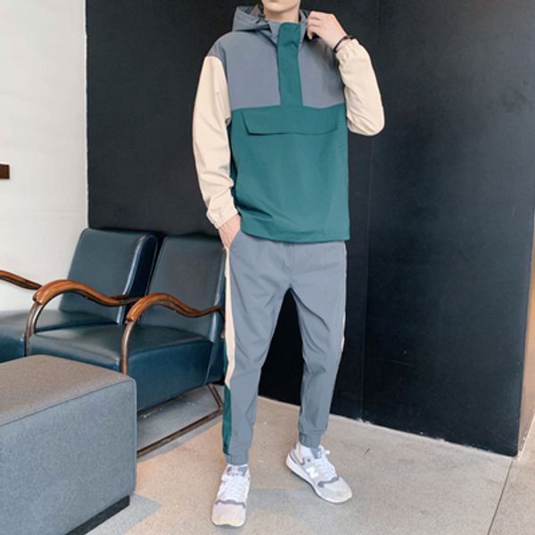 jacket men's autumn 2019 new korean version of the splicing trend set tide brand sports clothes loose tooling jacket men, Black;brown
jacket men's autumn 2019 new korean version of the splicing trend set tide brand sports clothes loose tooling jacket men, Black;brown