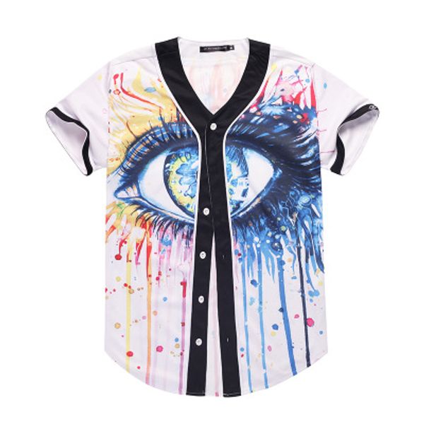 fashion 3d men baseball shirt sport jersey good quality with button online sale 34, Blue;black
fashion 3d men baseball shirt sport jersey good quality with button online sale 34, Blue;black