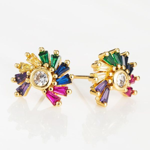 2020 new girl earrings ins color zircon flowers copper stud earrings for women fashion jewelry accessories, Golden;silver
2020 new girl earrings ins color zircon flowers copper stud earrings for women fashion jewelry accessories, Golden;silver