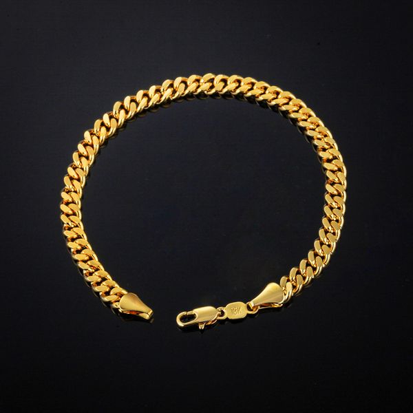 браслет новый золотой цвет 2018 новые продукты trendy 21 cm 6 mm wide уникальный кубинский link chain браслет мужчины ювелирные изделия, Black
браслет новый золотой цвет 2018 новые продукты trendy 21 cm 6 mm wide уникальный кубинский link chain браслет мужчины ювелирные изделия, Black