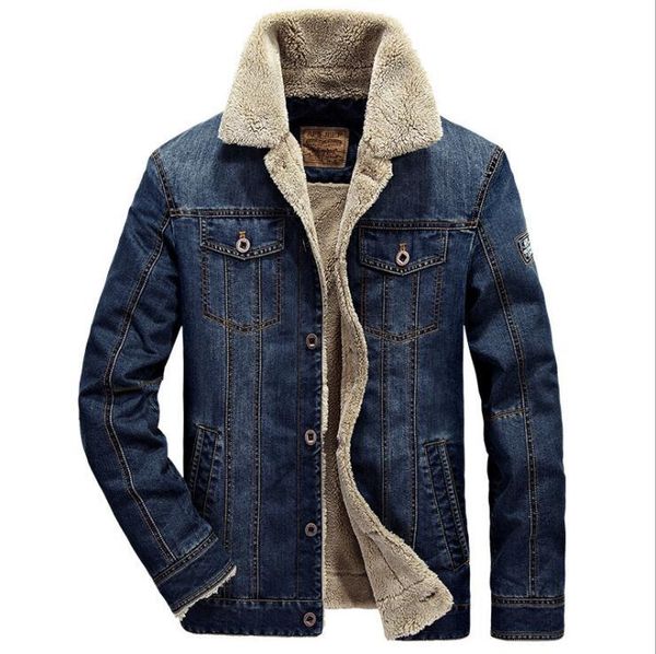 2019 mens winter thick fleece chest pockets rodeo lined denim jackets fashion mens jeans jacket thicken warm winter outwear male, Black;brown
2019 mens winter thick fleece chest pockets rodeo lined denim jackets fashion mens jeans jacket thicken warm winter outwear male, Black;brown