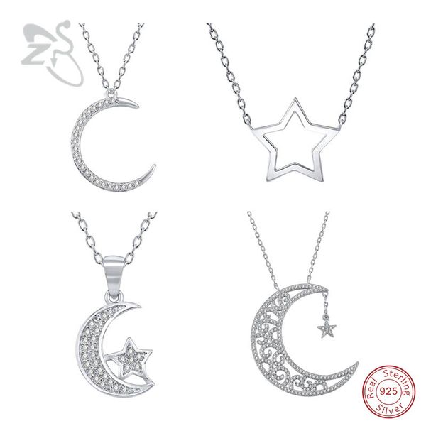 pendant necklaces zs real 925 sterling silver necklace crystal choker for women crescent moon star islam jewelry israeli
pendant necklaces zs real 925 sterling silver necklace crystal choker for women crescent moon star islam jewelry israeli
