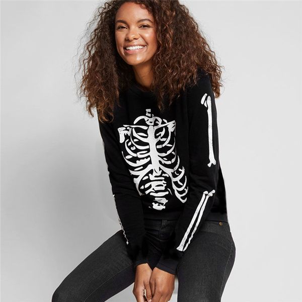halloween women sweater fashion skeleton skull printing long sleeve crew neck pullover spring autumn women casaul sweater, White;black
halloween women sweater fashion skeleton skull printing long sleeve crew neck pullover spring autumn women casaul sweater, White;black