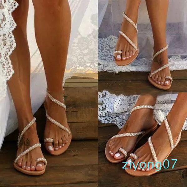 shoes fashion women's crystal pearl flat-soled casual sandals new summer lady sandals bohemia comfortable ladies shoes z07, Black
shoes fashion women's crystal pearl flat-soled casual sandals new summer lady sandals bohemia comfortable ladies shoes z07, Black