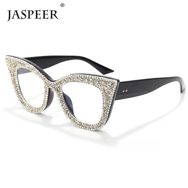 jaspeer retro cat eye glasses frame women matellic shiny sunglasses men uv400 brand designer goggle eyewear optical frames, Blue
jaspeer retro cat eye glasses frame women matellic shiny sunglasses men uv400 brand designer goggle eyewear optical frames, Blue