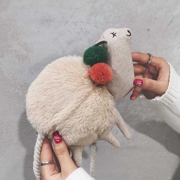 manfuni ins cartoon plush shoulder bag for women cute alpaca messenger bag girls kawaii mini mobile phone
manfuni ins cartoon plush shoulder bag for women cute alpaca messenger bag girls kawaii mini mobile phone