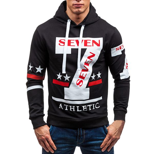 men's autumn winter casual daily camouflage splicing printing caps long sleeve hoodie shirt harajuku, Black
men's autumn winter casual daily camouflage splicing printing caps long sleeve hoodie shirt harajuku, Black