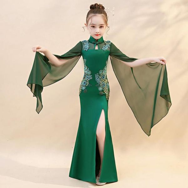 girls catwalk mermaid evening dress kids princess cheongsam dresses for girls wedding party pageant dress vestidos l32, Red;yellow
girls catwalk mermaid evening dress kids princess cheongsam dresses for girls wedding party pageant dress vestidos l32, Red;yellow