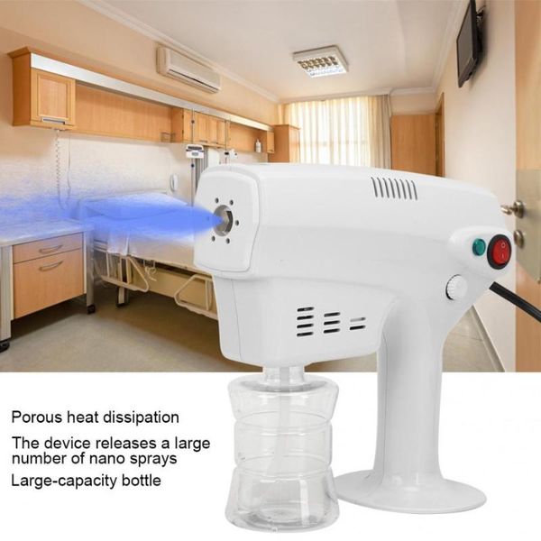 1200w 300ml electric ulv sprayer blue light portable fogger machine hair nanos steam spray guns home disinfection
1200w 300ml electric ulv sprayer blue light portable fogger machine hair nanos steam spray guns home disinfection