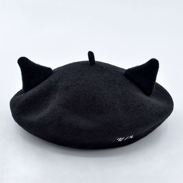 letter embroidery cat ear painter's hat woolen beret painter's hat cute woolen beret, Blue;gray
letter embroidery cat ear painter's hat woolen beret painter's hat cute woolen beret, Blue;gray