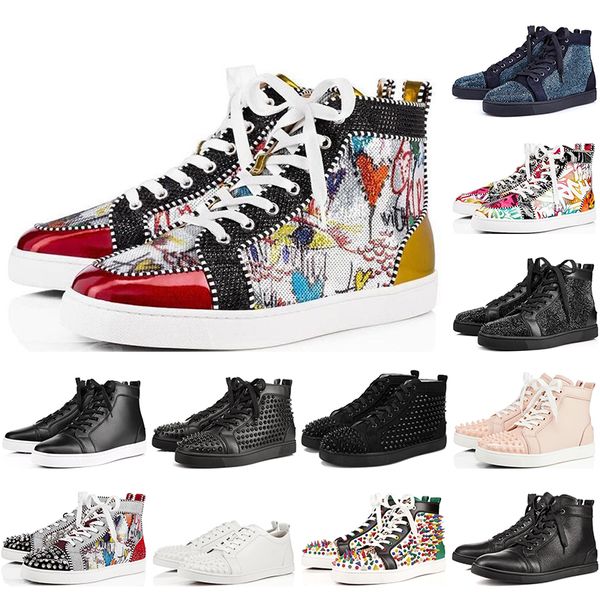 fashion vintage designer new graffiti flat red bottoms men women genuine leather low cut party studded spikes platform sneakers casual shoes, Black
fashion vintage designer new graffiti flat red bottoms men women genuine leather low cut party studded spikes platform sneakers casual shoes, Black