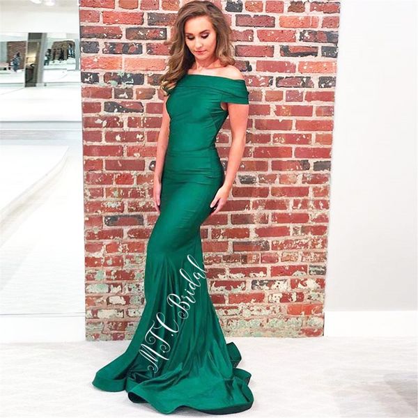 selling dark green long mermaid evening dress off the shoulder boat neck elastic satin simple prom gowns 2019 selling, White;black
selling dark green long mermaid evening dress off the shoulder boat neck elastic satin simple prom gowns 2019 selling, White;black