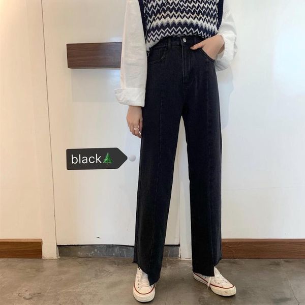 high waist slim jeans baggy retro student 2020 slim show all go with beard edge hair cut jeans, Blue
high waist slim jeans baggy retro student 2020 slim show all go with beard edge hair cut jeans, Blue