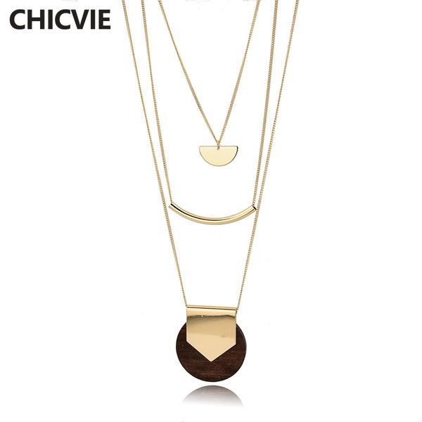 chicvie wholesale necklace geometric semicircular metal piece with wood pendant ladie necklace sweater chain necklaces sne170029, Silver
chicvie wholesale necklace geometric semicircular metal piece with wood pendant ladie necklace sweater chain necklaces sne170029, Silver