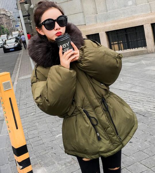 2018 winter new down jacket female korean version of the large fur collar casual windbreaker jacket #10577, Black
2018 winter new down jacket female korean version of the large fur collar casual windbreaker jacket #10577, Black