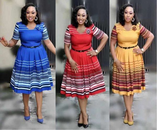 new style for 2019 summer, fashionable african clothes, style rainbow stripes round collar temperament large dress belt, Red
new style for 2019 summer, fashionable african clothes, style rainbow stripes round collar temperament large dress belt, Red