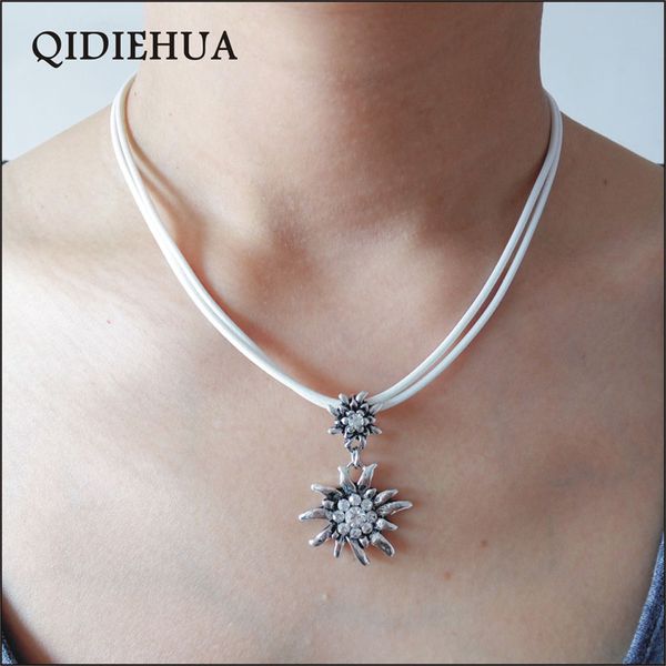 2018 new fashion silver sunflower necklace pendant shiny white rhinestone necklace women oktoberfest rope charm choker wholesale, Golden;silver
2018 new fashion silver sunflower necklace pendant shiny white rhinestone necklace women oktoberfest rope charm choker wholesale, Golden;silver