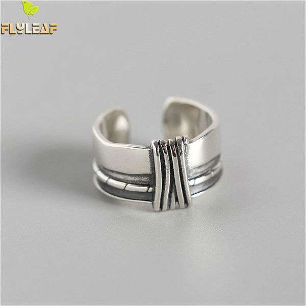 flyleaf 925 sterling silver geometric knot width rings for women personality simple femme fashion fine jewelry open ring vintage, Golden;silver
flyleaf 925 sterling silver geometric knot width rings for women personality simple femme fashion fine jewelry open ring vintage, Golden;silver