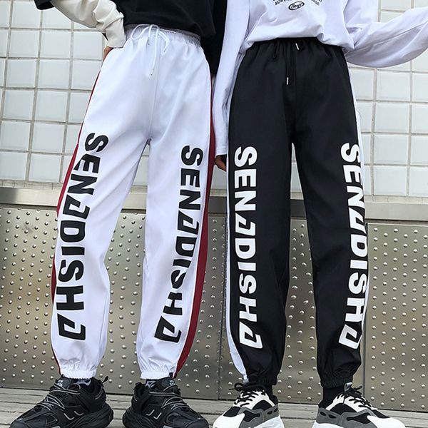 2020 новое поступление harajuku стиль шаровары женские брюки высокие эластичные спортивные брюки повседневные свободные письмо полосатые бок, Black;white
2020 новое поступление harajuku стиль шаровары женские брюки высокие эластичные спортивные брюки повседневные свободные письмо полосатые бок, Black;white