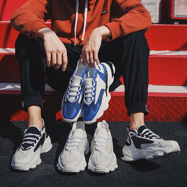 2019 new korean breathable deodorant sports net shoes men's trend wild street shooting small white shoes summer casual men's shoes, Black
2019 new korean breathable deodorant sports net shoes men's trend wild street shooting small white shoes summer casual men's shoes, Black