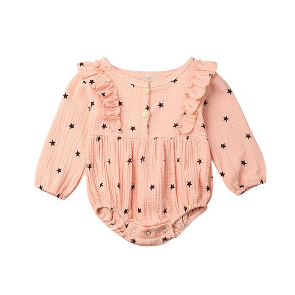 infant newborn baby girl floral ruffles cotton linen star print clothes long sleeve autumn warm jumpsuit bodysuit outfits 0-18m, White
infant newborn baby girl floral ruffles cotton linen star print clothes long sleeve autumn warm jumpsuit bodysuit outfits 0-18m, White
