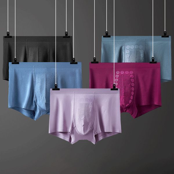 men's boxers modal youth seemless four corners, Black;white
men's boxers modal youth seemless four corners, Black;white