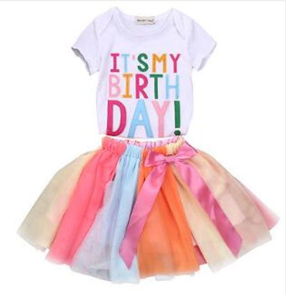 toddler girls dress clothing set short sleeve t-shirt + colorful tutu skirt 2pcs outfit kids princess dress party 1-6y, White
toddler girls dress clothing set short sleeve t-shirt + colorful tutu skirt 2pcs outfit kids princess dress party 1-6y, White