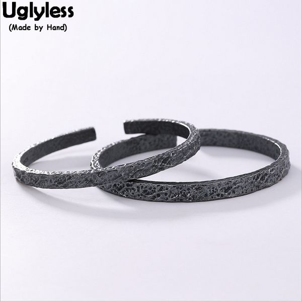 uglyless 100% real 925 sterling silver lovers bangles personalized meteorite surface black gold bangles anti-allergy 1pair=2pcs, Golden;silver
uglyless 100% real 925 sterling silver lovers bangles personalized meteorite surface black gold bangles anti-allergy 1pair=2pcs, Golden;silver