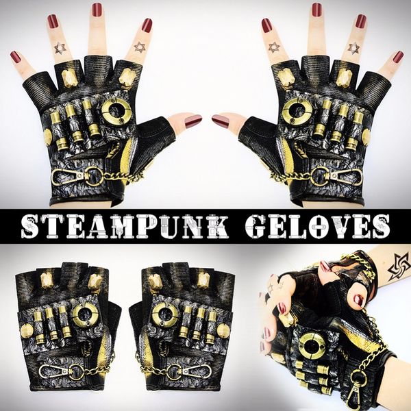 gear duke halloween cosplay steampunk neutral rock locomotive dance show cool half finger gloves props, Blue;gray
gear duke halloween cosplay steampunk neutral rock locomotive dance show cool half finger gloves props, Blue;gray
