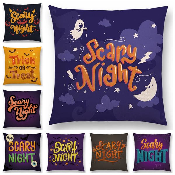 happy halloween scary night trick or treat moon skull witch pumpkin zombie vampire ghost cushion cover decorative pillow case
happy halloween scary night trick or treat moon skull witch pumpkin zombie vampire ghost cushion cover decorative pillow case