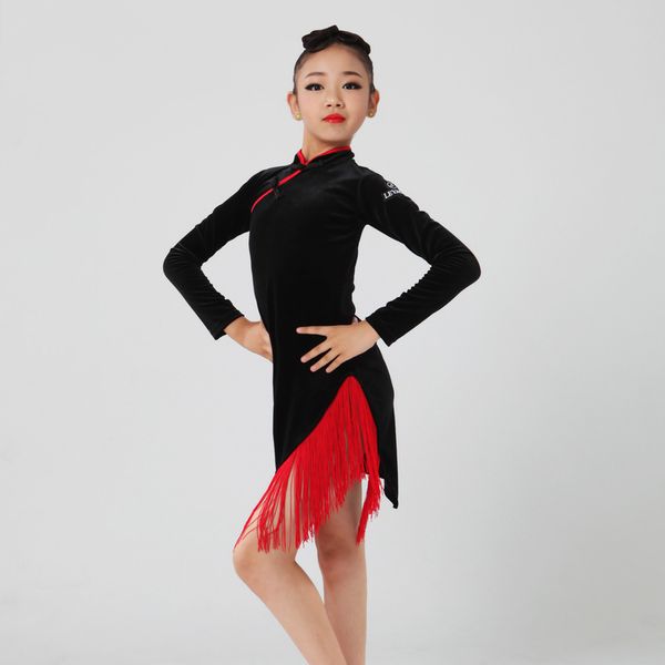 latin dance dress girls ballroom practice wear tango cha cha samba rumba salsa fringe performance clothing kids dresses dc3420, Black;red
latin dance dress girls ballroom practice wear tango cha cha samba rumba salsa fringe performance clothing kids dresses dc3420, Black;red