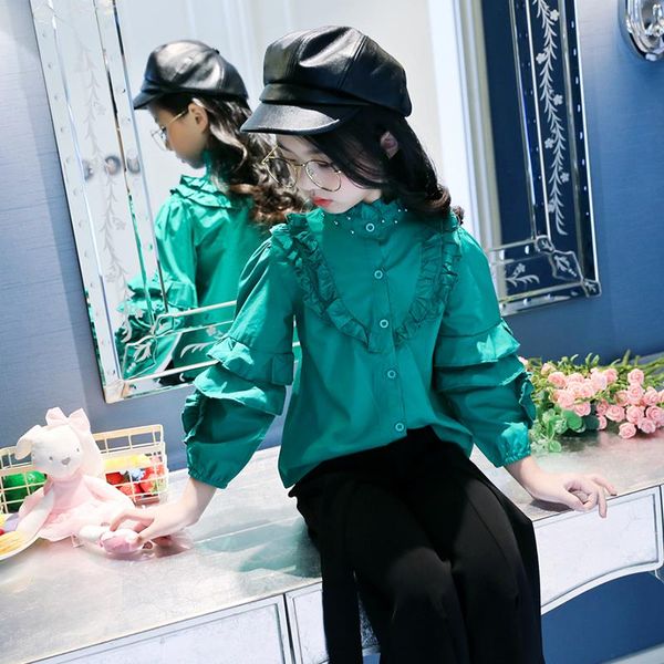 3-12yrs children long sleeve shirt girls lolita style blouses kids green red lace flower shirts girl spring autumn clothes, White;black
3-12yrs children long sleeve shirt girls lolita style blouses kids green red lace flower shirts girl spring autumn clothes, White;black