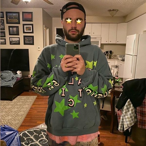 2020 usa autumn winter flea market cpfm kid cudi enter galaxy luminous star hoodie puff print men women hoodie hooded sweatshirt version, Black
2020 usa autumn winter flea market cpfm kid cudi enter galaxy luminous star hoodie puff print men women hoodie hooded sweatshirt version, Black