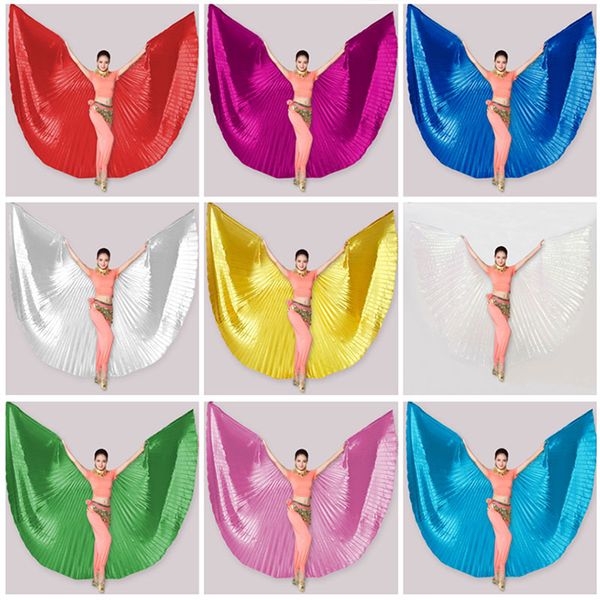 360-degree 11-color butterfly wings belly dance gypsy skirt practice stage wear costume gold costume non-split wings, Black;red
360-degree 11-color butterfly wings belly dance gypsy skirt practice stage wear costume gold costume non-split wings, Black;red