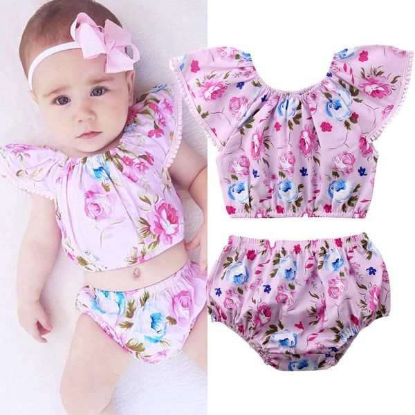 newborn baby kid girl summer foral t-shirt +pant 2pcs clothes outfits 0-24m set, Pink;blue
newborn baby kid girl summer foral t-shirt +pant 2pcs clothes outfits 0-24m set, Pink;blue