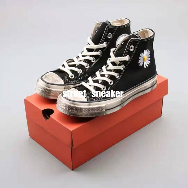 2020 gd x peaceminusone skateboarding chuck 1970 fashion designer black daisy mens women classic 1970s casual canvas shoes size 36-44
2020 gd x peaceminusone skateboarding chuck 1970 fashion designer black daisy mens women classic 1970s casual canvas shoes size 36-44