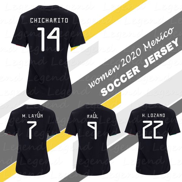 female mexico jersey 2020 women mexico home black soccer jerseys 19 20 copa america cup girl chicharito camisetas de futbol vela raul shirts, Black;yellow
female mexico jersey 2020 women mexico home black soccer jerseys 19 20 copa america cup girl chicharito camisetas de futbol vela raul shirts, Black;yellow
