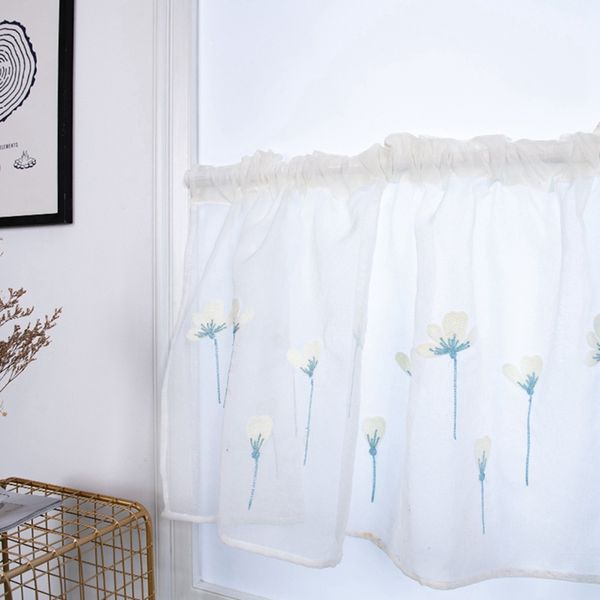 rod pocket embroidered kapok flowers semi tier curtain short curtain for kitchen bathroom living room
rod pocket embroidered kapok flowers semi tier curtain short curtain for kitchen bathroom living room