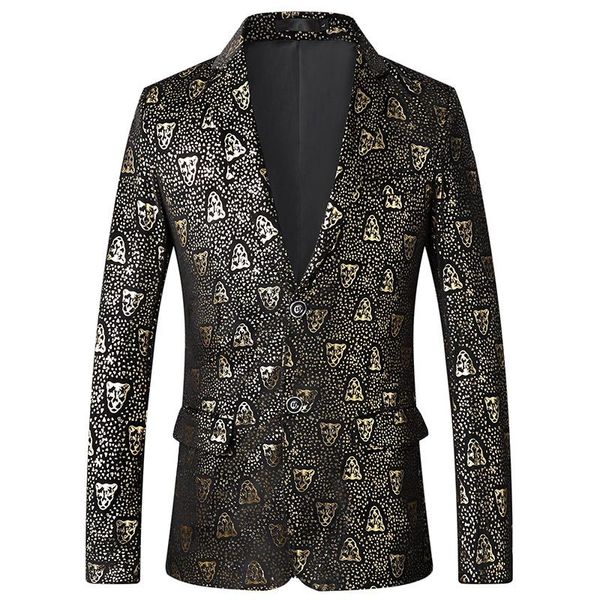stage mens suits tuxedos golden tiger print business casual mens blazer jacket fashion wedding suits for men slim fit, White;black
stage mens suits tuxedos golden tiger print business casual mens blazer jacket fashion wedding suits for men slim fit, White;black