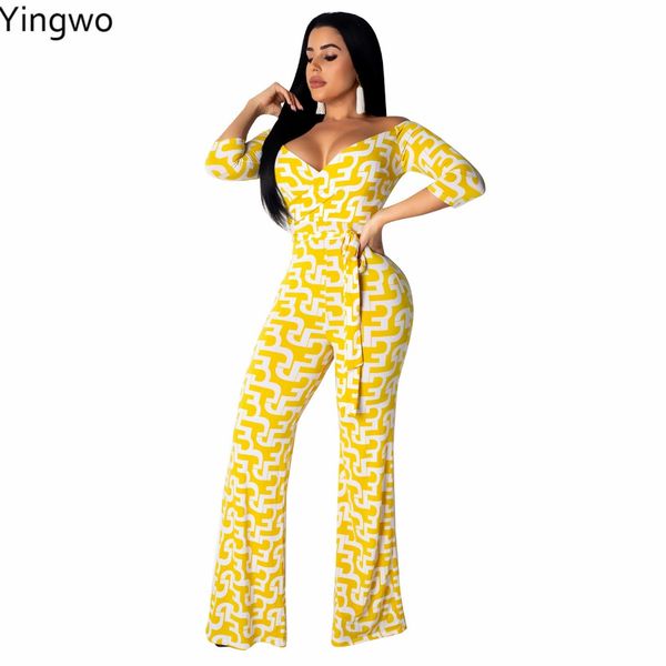 yellow/black printed fashion woman full length jumpsuit plunging v neck half sleeve belted wide legs jumpsuit online, Black;white
yellow/black printed fashion woman full length jumpsuit plunging v neck half sleeve belted wide legs jumpsuit online, Black;white