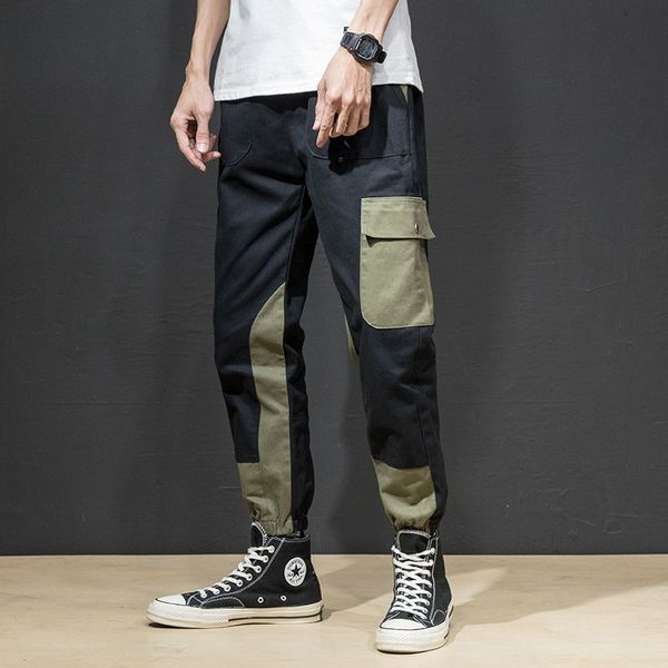 2019 patchwork pockets cargo harem pants mens hip hop casual jogger tatical trousers harajuku streetwear male pants, Black
2019 patchwork pockets cargo harem pants mens hip hop casual jogger tatical trousers harajuku streetwear male pants, Black
