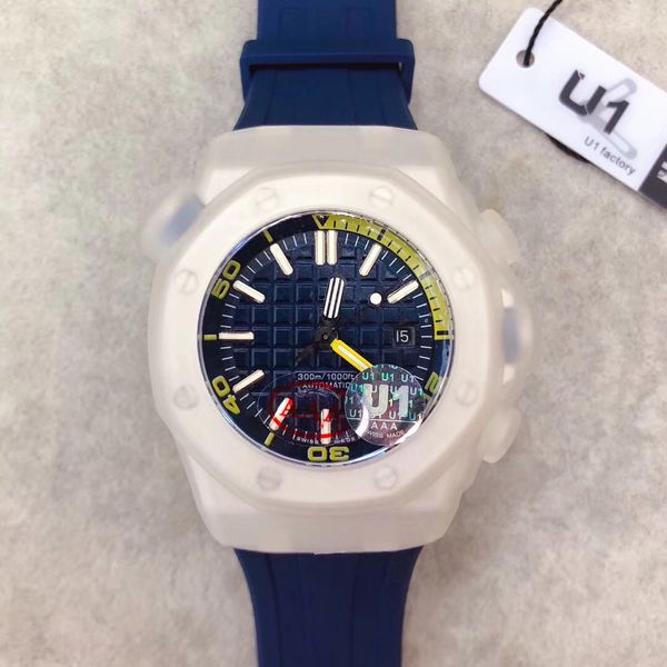 13tim luxury royal oak offshore diver 42mm automatic movement 15703 series rubber belt mens black dial sports glass blue watches, Slivery;brown
13tim luxury royal oak offshore diver 42mm automatic movement 15703 series rubber belt mens black dial sports glass blue watches, Slivery;brown