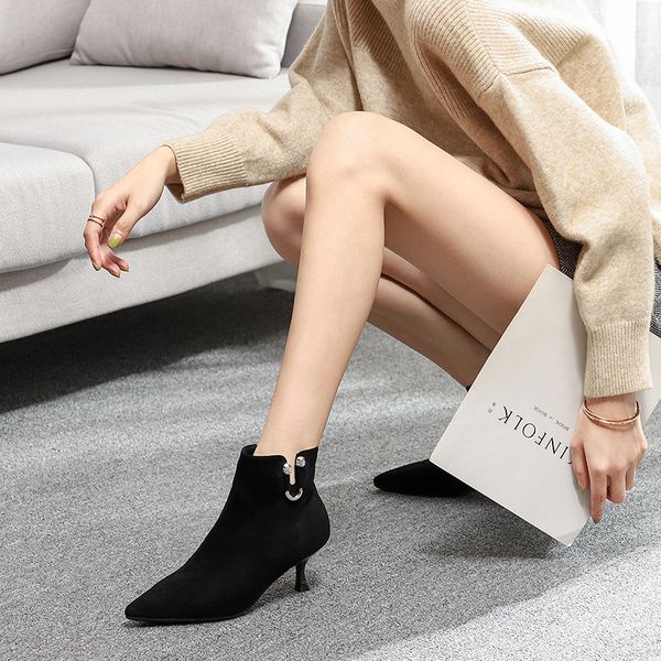 swyivy thin heel pumps shoes women ankle boots black 2019 new female pointed toe casual shoes snow boots for women
swyivy thin heel pumps shoes women ankle boots black 2019 new female pointed toe casual shoes snow boots for women