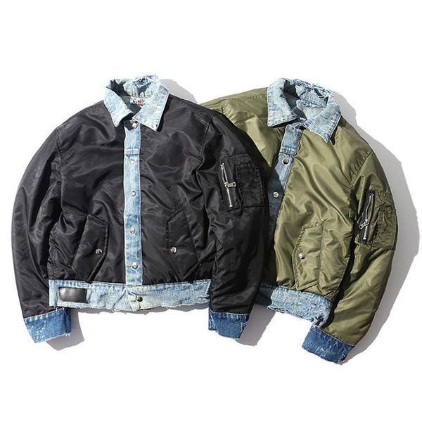 reversible mens designer jackets vintage loose frayed zipper buttons mens cotton padded jackets fashion panelled males clothing, Black;brown
reversible mens designer jackets vintage loose frayed zipper buttons mens cotton padded jackets fashion panelled males clothing, Black;brown