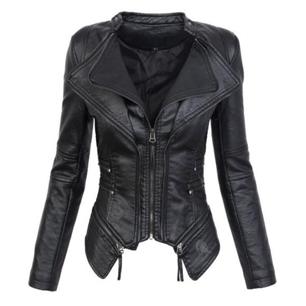 faux leather pu motorcycle biker jacket womens gothic pu leather zipper long sleeve slim women's jackets coats outerwear black
faux leather pu motorcycle biker jacket womens gothic pu leather zipper long sleeve slim women's jackets coats outerwear black